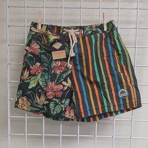 Critical Slide Society Men's Beach Shorts-S,S & S Boardie- Phanton